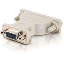 C2G Serial Adapter 1 x 9-pin DB-9 RS-232 Serial Female - 1 x 25-pin DB-25 RS-232 Serial Female - Beige - 1 Each