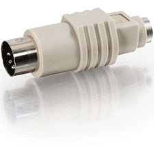 C2G PS/2 to AT Adapter 1 x 6-pin Mini-DIN (PS/2) Female - 1 x 5-pin DIN Male - Beige - 1 Each