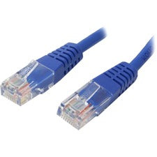 StarTech.com Cat 5e UTP Molded Patch Cable 3 ft Category 5e Network Cable - First End: 1 x RJ-45 Network - Male - Second End: 1 x RJ-45 Network - Male - Patch Cable - Blue - 1 Each