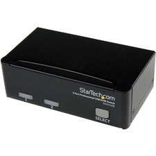 StarTech.com 2 Port Professional USB KVM Switch Kit with Cables 2 Computer(s) - 1 Local User(s) - VGA, SVGA - 1920 x 1440 - Desktop - TAA Compliant