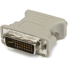 StarTech.com DVI to VGA Cable Adapter - M/F 1 x 15-pin HD-15 Female - 1 x 24-pin DVI-I Video Male - Beige - 1 Each
