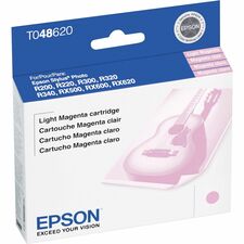 Epson T0486 Original Inkjet Ink Cartridge - Light Magenta - 1 Each Inkjet - Light Magenta - 1 Each