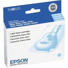 Epson T0485 Original Inkjet Ink Cartridge - Light Cyan - 1 Each Inkjet - Light Cyan - 1 Each
