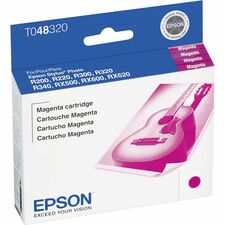 Epson T0483 Original Inkjet Ink Cartridge - Magenta - 1 Each Inkjet - Magenta - 1 Each