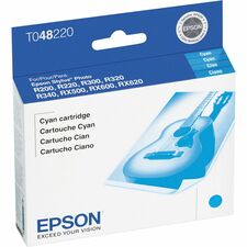 Epson T0482 Original Inkjet Ink Cartridge - Cyan - 1 Each Inkjet - Cyan - 1 Each