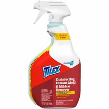 CloroxPro™ Tilex Disinfecting Instant Mold and Mildew Remover Spray For Nonporous Surface, Tile, Toilet, Fiberglass - 32 fl oz (1 quart) - Recommended For: Mildew Remover, Mold Remover - Disinfectant - White - 1 Each