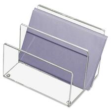 Kantek Mini Sorter 4" Height x 4.12" Width x 6.25" Depth - Desktop - Clear - Acrylic - 1 Each