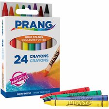 Prang 24 Count Wax Crayons Assorted - 24 / Box