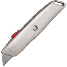 Sparco 3-position Retractable Blade Utility Knife 1 Stainless Steel Blade - 6" Cutting Length - Retractable, Heavy Duty Utility Blade - 1 Each