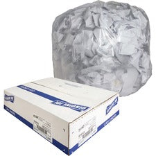 Genuine Joe Clear Trash Can Liners Medium Size - 33 gal Capacity - 39" Length x 33" Width x 0.60 mil (15 Micron) Thickness - Low Density - Clear - 250/Box - 1 / Carton