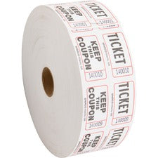 Sparco Roll Tickets White - 2000 / Roll