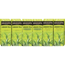 Bigelow Assorted Flavor Green Tea Bag Green Tea - 28/Box - 6 / Carton