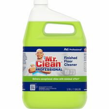 Mr. Clean Professional Finished Floor Cleaner For Tile - Liquid - 128 fl oz (4 quart) - Residue-free - Yellow - 1 Each