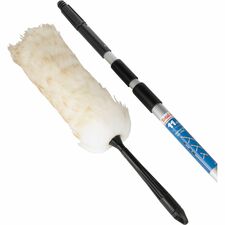 Unger Duster Telescoping Pole Kit Lamb's Wool Bristle - 52" Overall Length - Cream - 1 Each