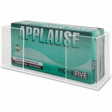 Kantek Single Glove Box Dispenser 5.3" Height x 10.3" Width x 3.8" Depth - Acrylic - Clear - 1 Each