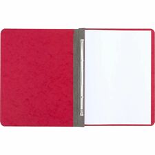 ACCO Presstex Letter Recycled Report Cover 3" Folder Capacity - 8 1/2" x 11" - 20 pt. - Executive Red - 30% Recycled - 1 Each