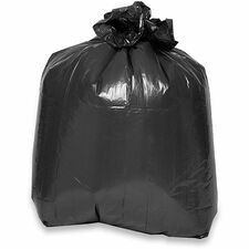 Genuine Joe Low Density Liners Large Size - 45 gal Capacity - 46" Length x 40" Width x 0.70 mil (18 Micron) Thickness - Low Density - Brown, Black - 40 / Carton