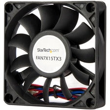 StarTech.com Replacement 70x15mm TX3 CPU Cooler Fan - 1 Pack 2.76" Maximum Fan Diameter - 27.96 CFM Maximum Airflow - 3500 rpm - Ball Bearing - 1 - TX3 Female - Plastic - 1 Each - Server