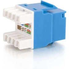 C2G Cat.5e RJ45 Keystone Jack 1 Each - RJ-45 Network Female - Blue