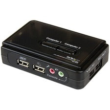 StarTech.com 2 Port USB KVM Kit with Cables and Audio Switching 2 Computer(s) - VGA - 2048 x 1536