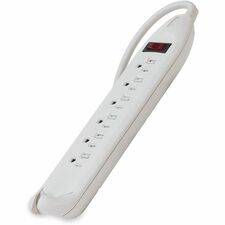 Belkin 6-Outlet Power Strip 12' Cord 3-prong - 6 - 12 ft Cord - Beige