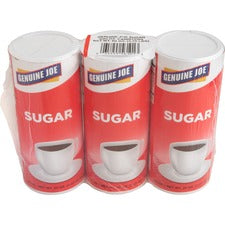 Genuine Joe Sugar 20 oz (567 g) - Natural Sweetener - 3 / Pack