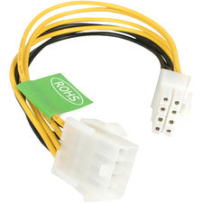 StarTech.com EPS 8 Pin Power Extension Cable 8" Cord Length - 1 Each