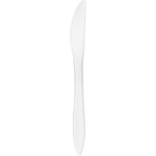 Genuine Joe Medium-weight Knives White - 1000 / Carton