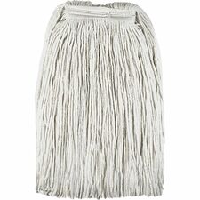 Genuine Joe Cotton Blend Mop Refill Rayon, Cotton, Polyester - Natural - 1 Each