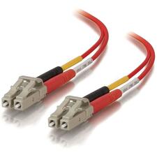 C2G Fiber Optic Duplex Patch Cable 9.84 ft Fiber Optic Network Cable - First End: 2 x LC - Male - Second End: 2 x LC - Male - Patch Cable - 50/125 µm - Red - 1 Each