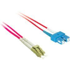 C2G Fiber Optic Duplex Patch Cable 6.56 ft Fiber Optic Network Cable - First End: 2 x LC - Male - Second End: 2 x SC Network - Male - Patch Cable - 50/125 µm - Red - 1 Each