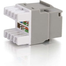 C2G Cat. 5e RJ45 Keystone Jack 1 Each - 8-pin RJ-45 Network - Gray