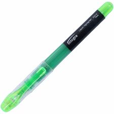 Integra Liquid Highlighters Chisel Marker Point - Green Ink - 1 Dozen