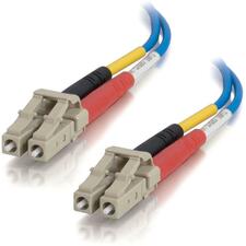 C2G Fiber Optic Duplex Multimode Patch Cable 9.84 ft Fiber Optic Network Cable - First End: 2 x LC - Male - Second End: 2 x LC - Male - Patch Cable - 50/125 µm - Blue - 1 Each