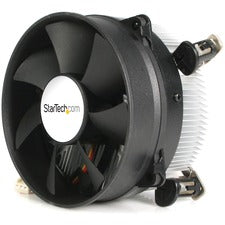 StarTech.com 95mm Socket T 775 CPU Fan with Heatsink - 1 Pack 3.74" Maximum Fan Diameter - 1 x Fan(s) - 49.37 CFM Maximum Airflow - 2600 rpm - Thermoelectric Cooler - Ever Lubricate Bearing - 3-pin TX3 - Side Fan Location - 1 Each - Processor