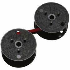 Dataproducts R3197 Thermal Transfer Ribbon Unisys 19-2074-896 - Black, Red - 1 Each Universal Calculator Spool - S-Wind, Red/Black