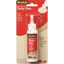 Scotch Quick-drying Tacky Glue 2 oz - Clear - 1 / Pack
