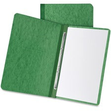 TOPS Letter Recycled Report Cover 3" Folder Capacity - 8 1/2" x 11" - 2 Fastener(s) - 20 pt. - Pressboard - Dark Green - Reinforced Hinge, Soil Resistant, Moisture Resistant - 65% Recycled - 1 Each