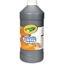 Crayola Washable Finger Paint 1 Color(s) - Black - 2 lb - Washable - 1 Each