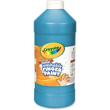 Crayola Washable Finger Paint 1 Color(s) - Blue - 2 lb - Washable - 1 Each