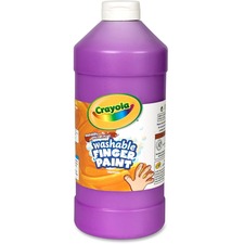 Crayola Washable Finger Paint 1 Color(s) - Violet - 2 lb - Washable - 1 Each