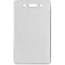 Advantus Proximity Card Vertical Badge Holder 2.4" Width x 3.4" Length - Vinyl - Clear - 50 / Pack