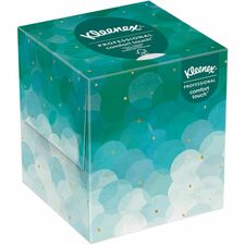 Kleenex Professional Facial Tissue Cube for Business 2 Ply - 8.40" Width x 8" Length - White - 95 / Box