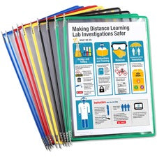 Djois by Tarifold Pivoting Pockets for Wall or Desk Systems Support Letter 8.50" x 11" Media - Pivot, Flexible - 10 / Pack