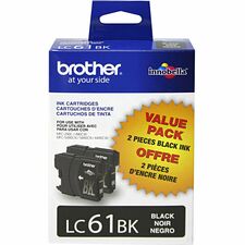 Brother Innobella LC612PKS Original Inkjet Ink Cartridge - Black - 2 / Box 450 Pages