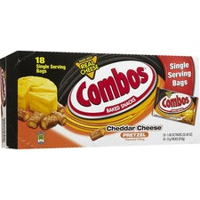 Combos Cheddar Cheese Filled Pretzel Cheddar Cheese, Crunch - 1.80 oz - 18 / Box