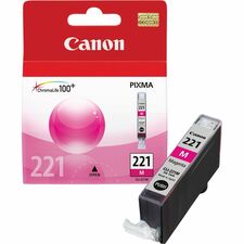 Canon CLI-221M Original Inkjet Ink Cartridge - Magenta - 1 Each 510 Pages