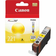 Canon CLI-221Y Original Inkjet Ink Cartridge - Yellow - 1 Each 530 Pages