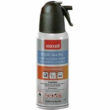 Maxell All-purpose Duster Canned Air For Multipurpose - 10 fl oz - Blue, White - 1 Each