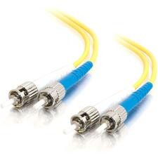 C2G Fiber Optic Duplex Patch Cable 13.12 ft Fiber Optic Network Cable - First End: 2 x ST - Male - Second End: 2 x ST - Male - Patch Cable - 9/125 µm - Yellow - 1 Each